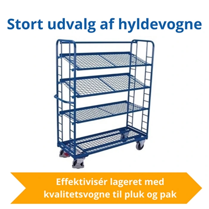 Stort udvalg af hyldevogne